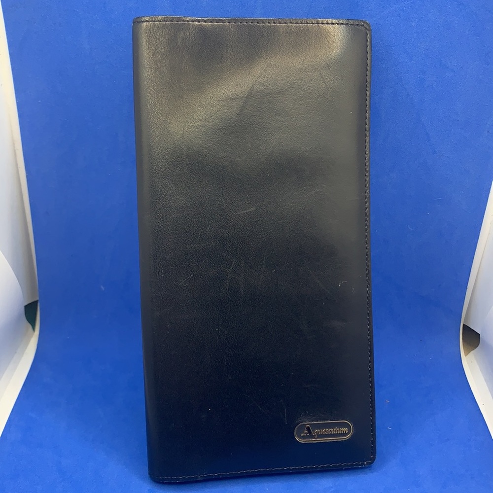 AQUASCUTUM of London Leather and Plaid Wallet new - Picture 9 of 9